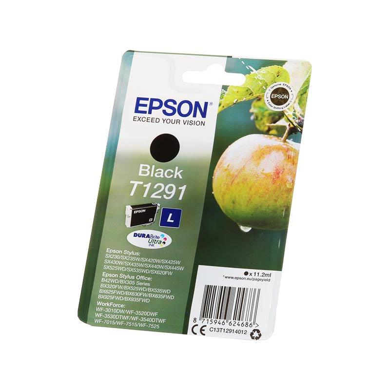 Epson T1291 Black Ink High Capacity Cartridge (Original) - eBuy UAE
